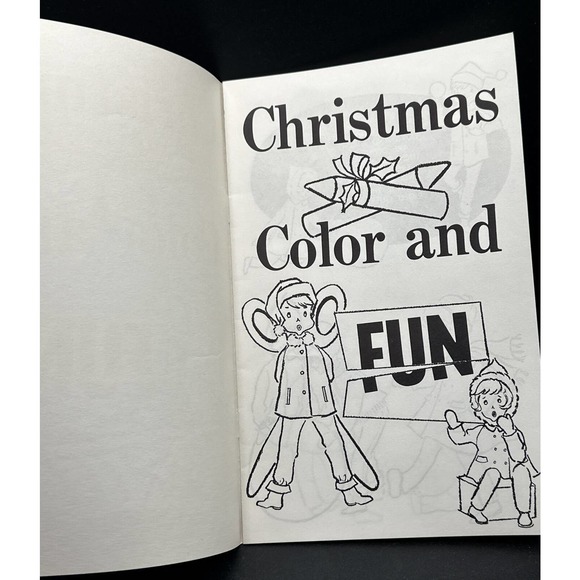 Rare Robinson’s Department Store Christmas Santa Claus Coloring Book 1950s Mint! - Picture 4 of 11